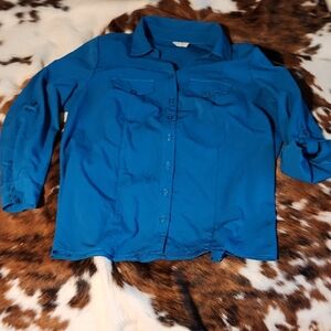 Fred David Vibrant Blue Shirt